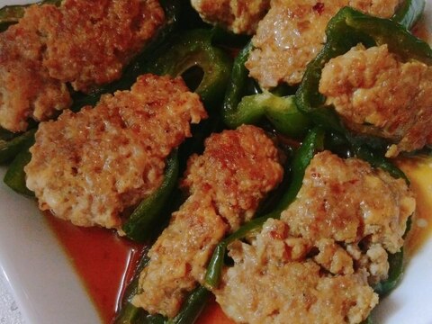 ピーマンの肉詰め